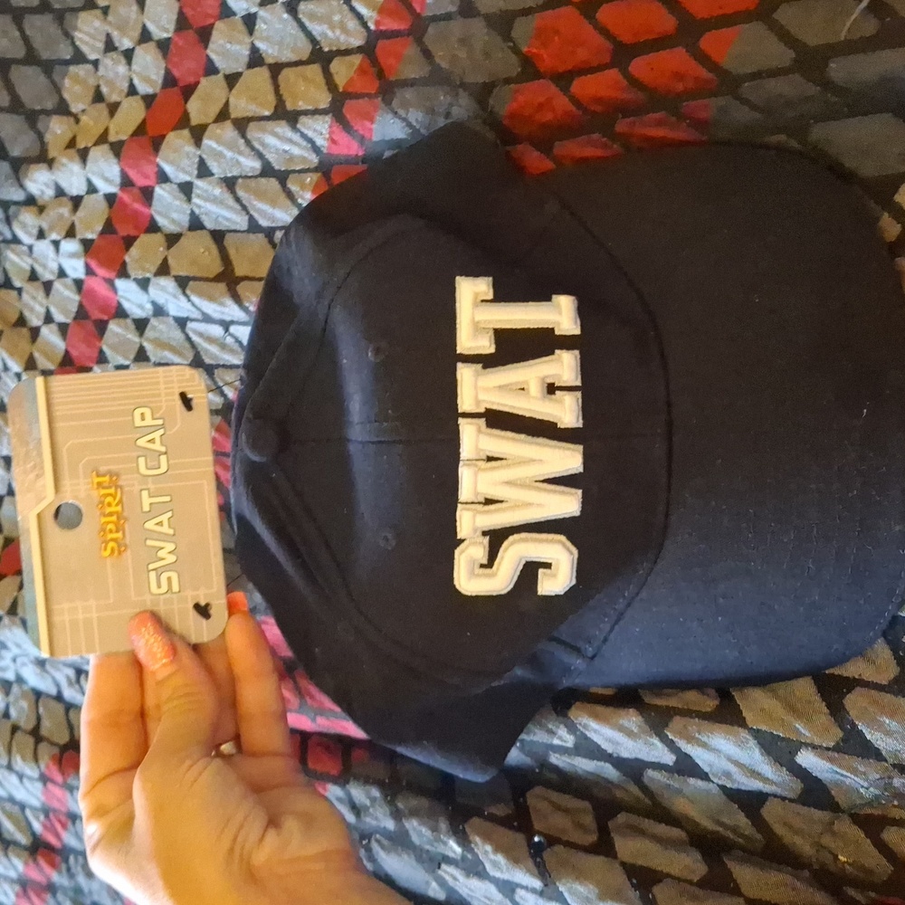 Brand new with tags, spirit halloween swat police cap hat